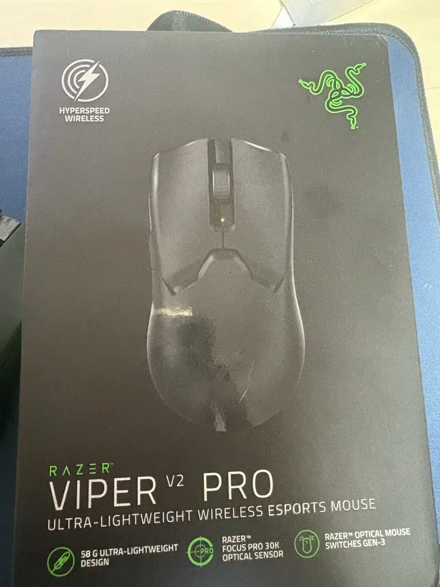 게이밍 마우스 싸게 팔아요 Razer viper v2 pro